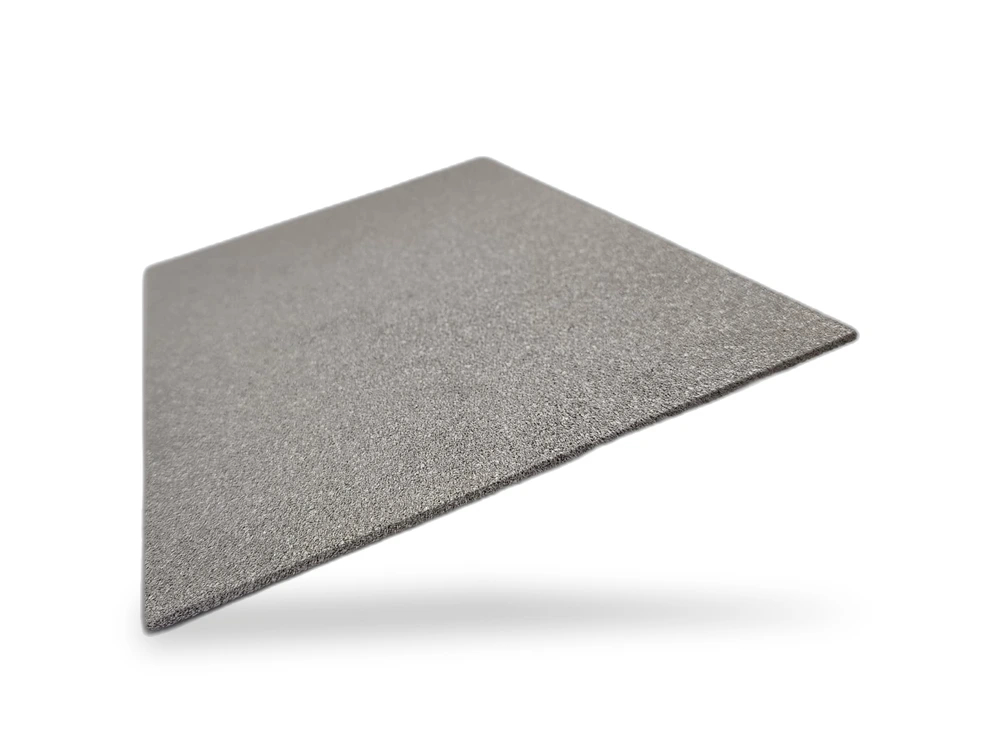 Plaques en inox fritté